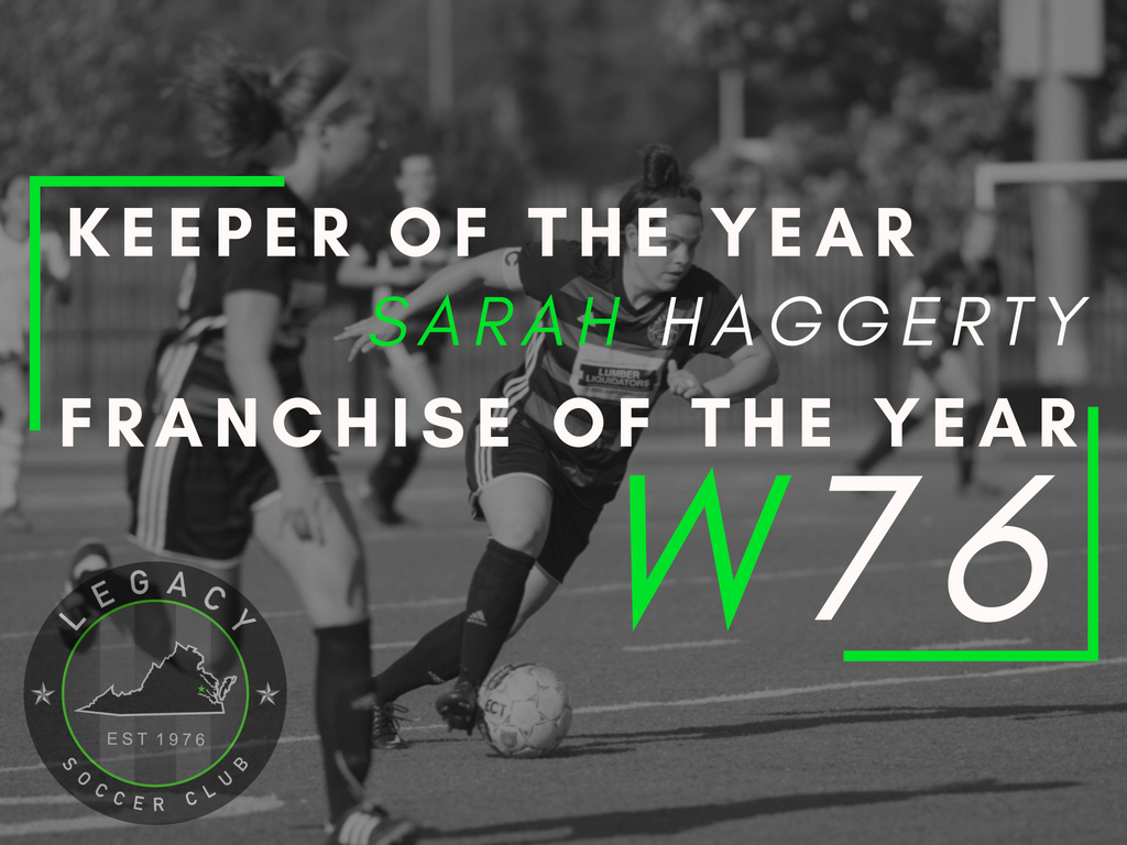 LEGACY W76 EARNS WPSL HONORS